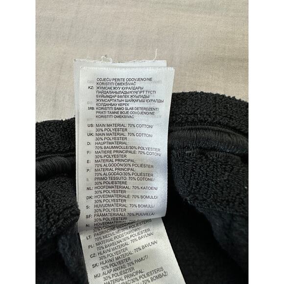 Adidas Black Athletic Tapered Leg, sz Small - Picture 4 of 4